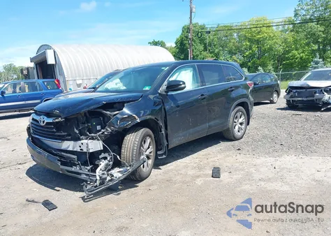 2014 Toyota Highlander Le Plus V6 из США, поврежденный, VIN 5TDBKRFH5ES053351